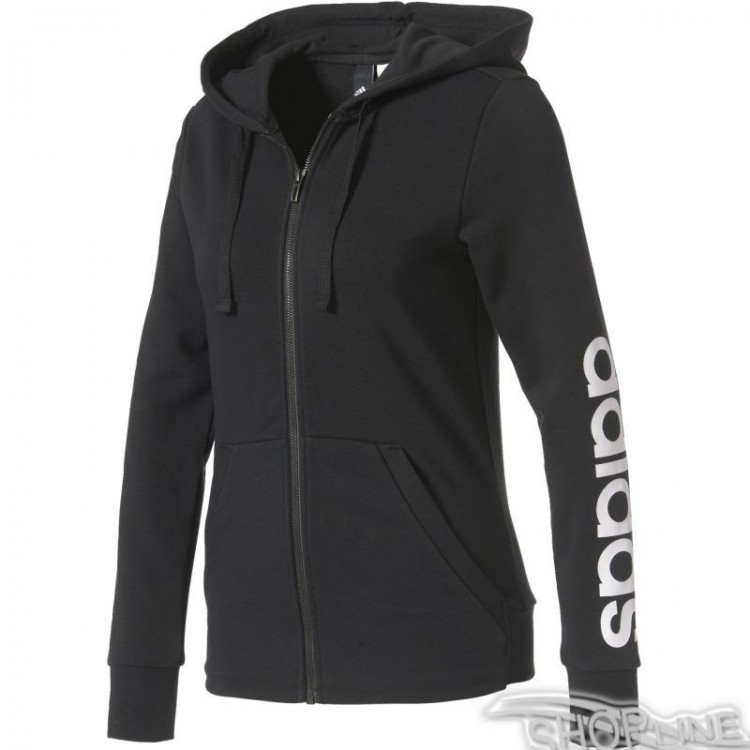 adidas essentials linear full zip hoodie